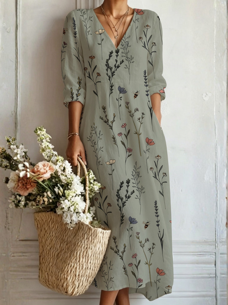 AMAYA™ | VESTIDO LARGO BOHEMIO