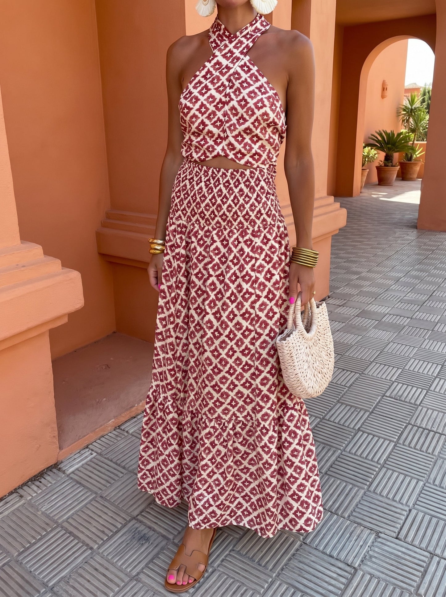 Conjunto Elegante con Hombros Descubiertos - Maison Claire et Sylvie