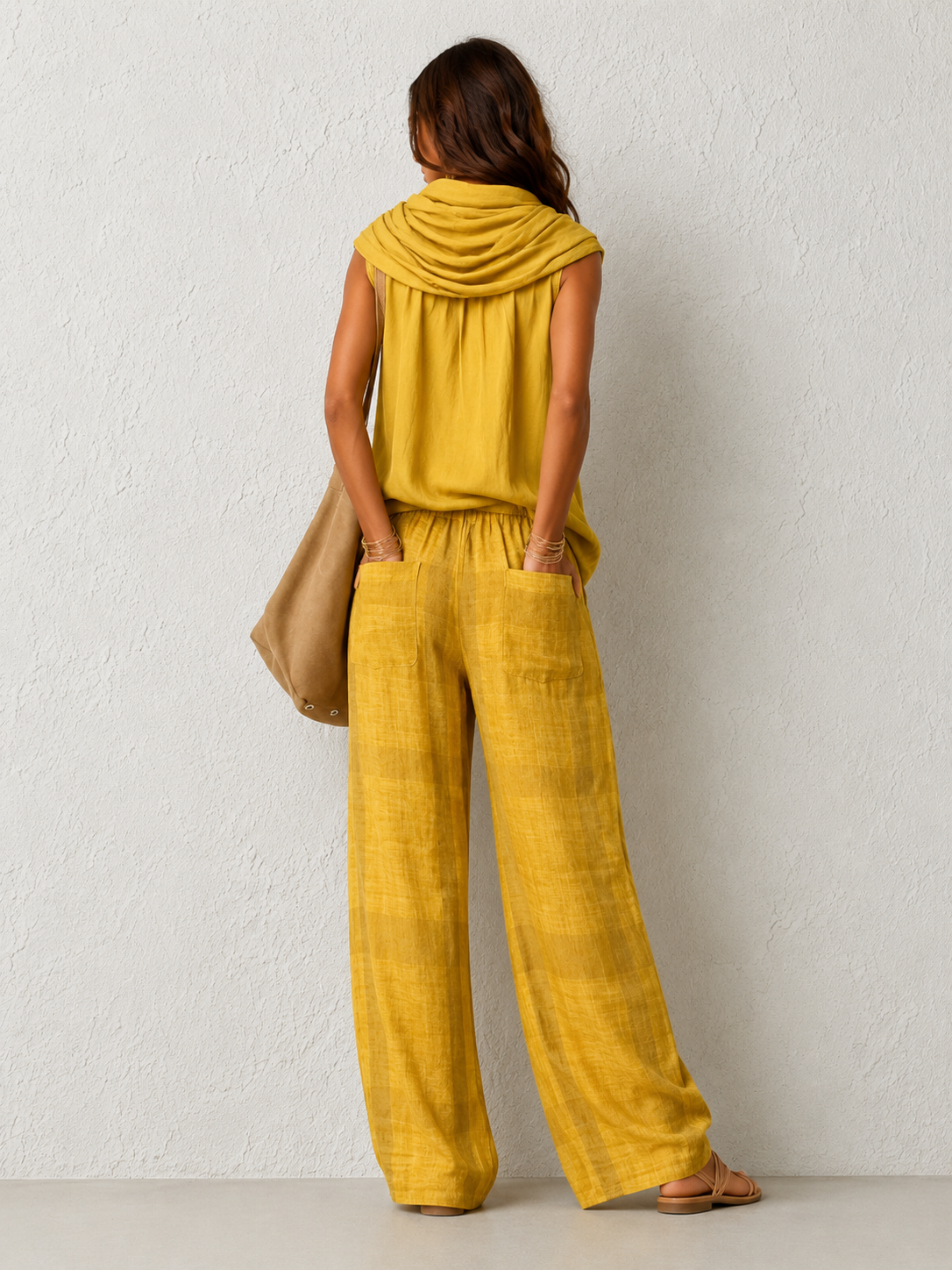 VITTORIA™ | CONJUNTO NATURAL CÓMODO Y ELEGANTE AMARILLO
