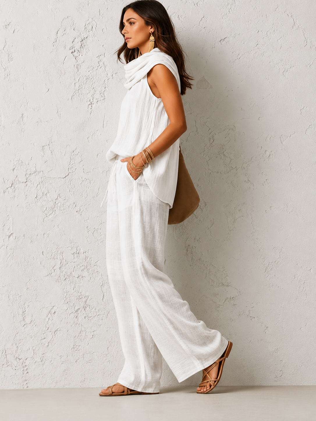 BELISA™ | CONJUNTO NATURAL CÓMODO Y ELEGANTE BLANCO
