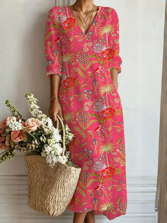 MARIOLA™ | VESTIDO LARGO BOHEMIO