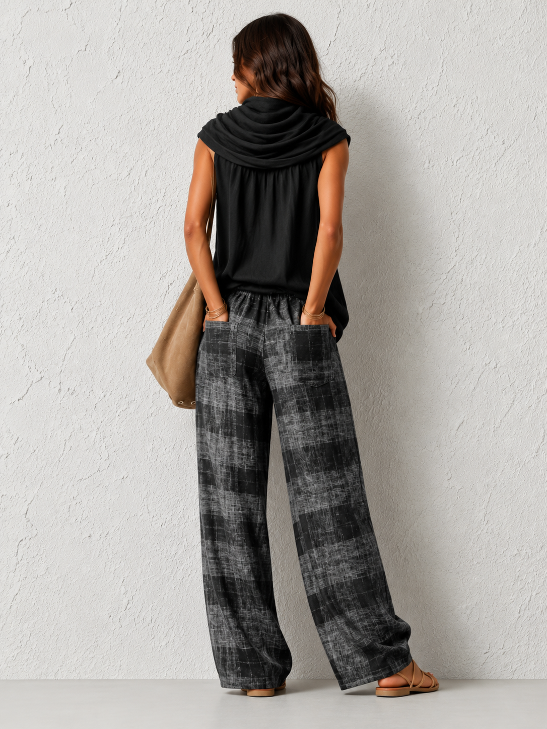 BRISEIDA™ | CONJUNTO NATURAL CÓMODO Y ELEGANTE NEGRO