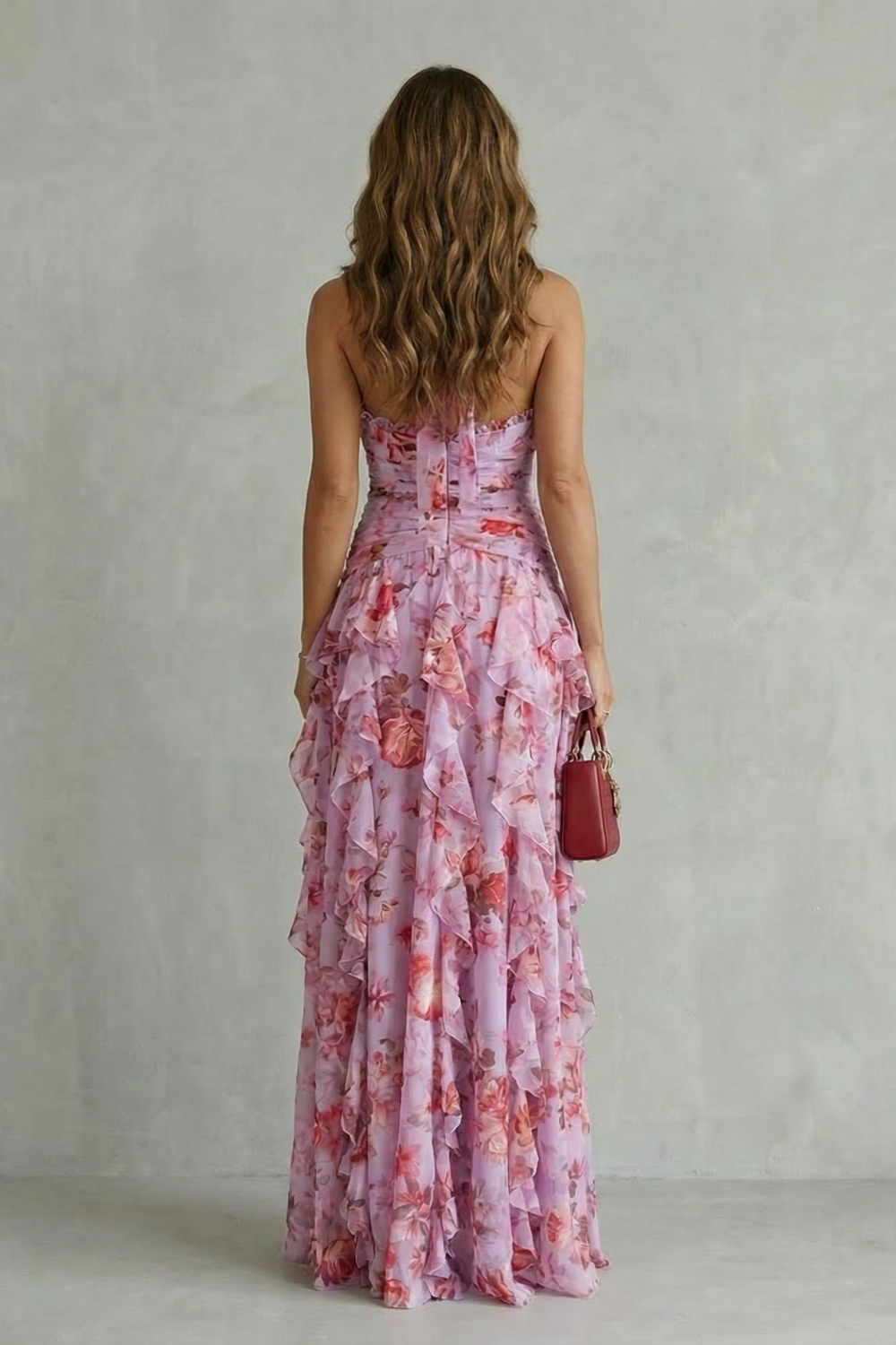 Ropa Larga Elegante con Cuello Halter - Maison Claire et Sylvie