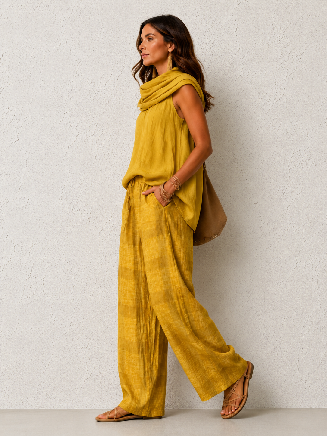 VITTORIA™ | CONJUNTO NATURAL CÓMODO Y ELEGANTE AMARILLO