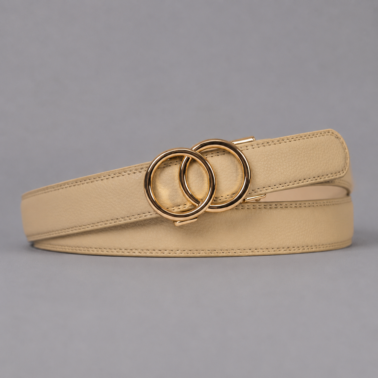 CINTURON MODERNO | BEIGE