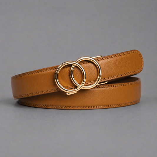 CINTURON MODERNO | COGNAC