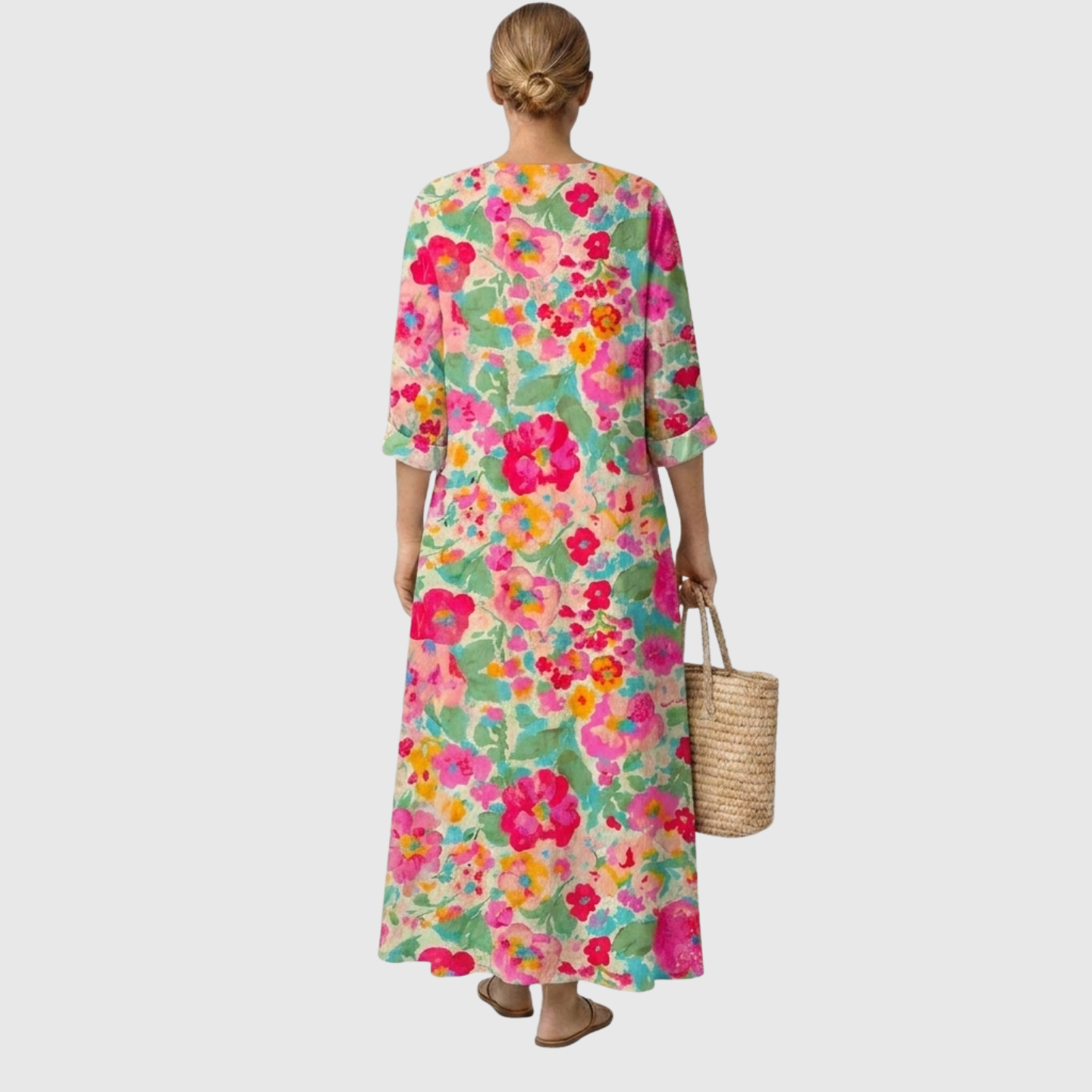 ISOLDE™ | VESTIDO FLORAL ELEGANTE
