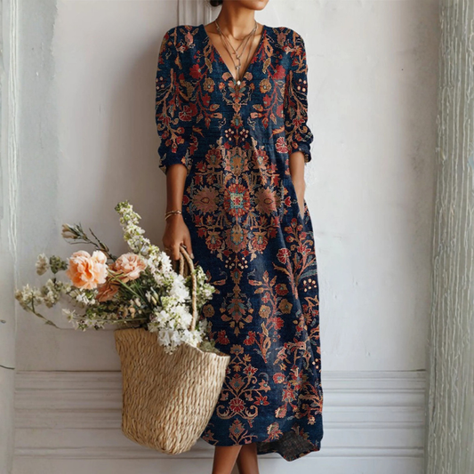 ADELA™ | VESTIDO FLORAL CON ENCANTO