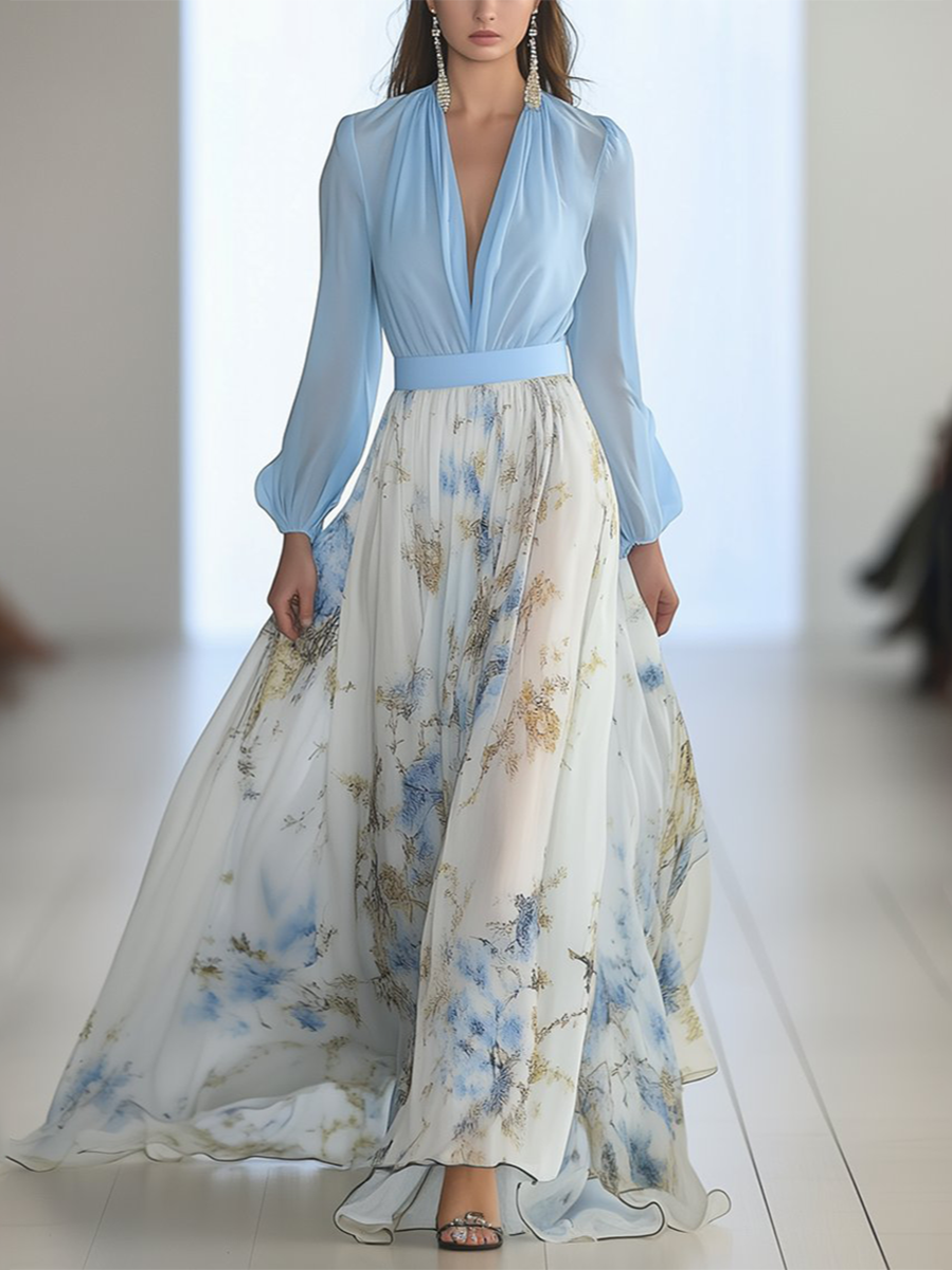 Ropa Maxi Floral Pénélope | Elegancia Eterna de Maison Claire y Sylvie