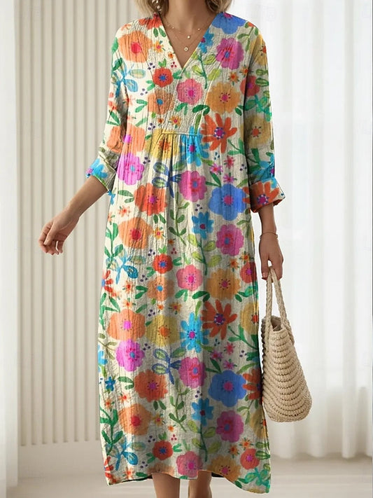 FLORINDA™ | VESTIDO LARGO BOHEMIO