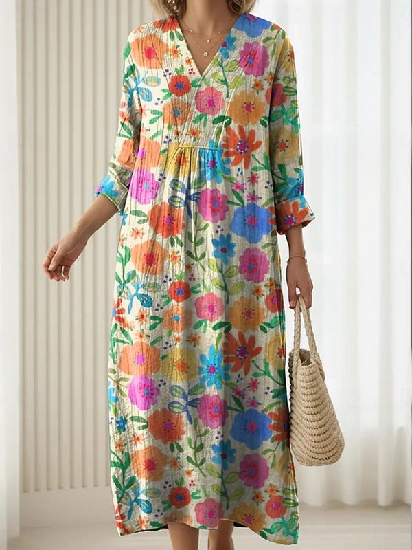 FLORINDA™ | VESTIDO LARGO BOHEMIO
