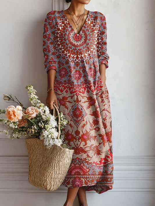 BIBIANA™ | VESTIDO LARGO BOHEMIO