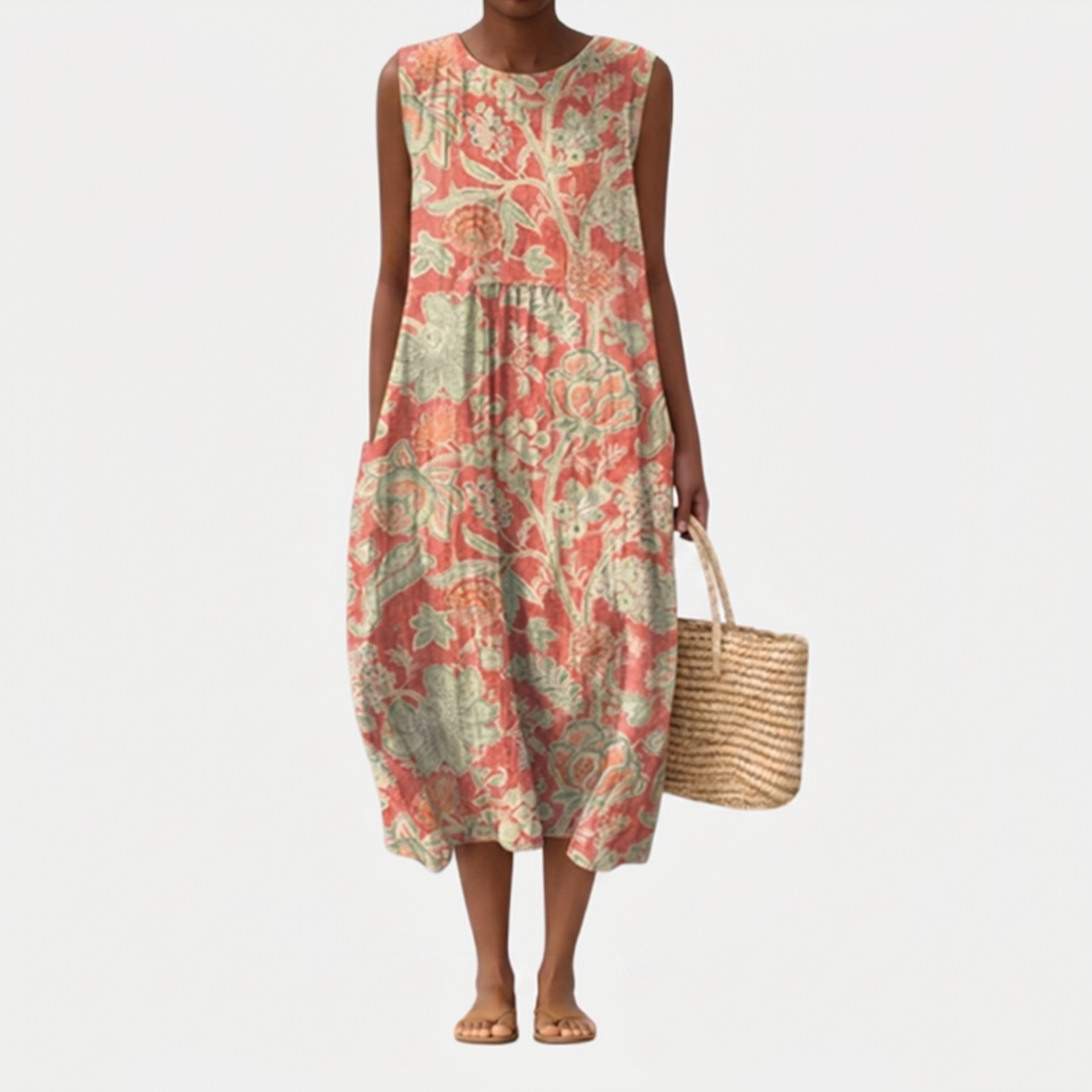 ALMUDENA™ | VESTIDO MIDI DEL DÍA A DÍA