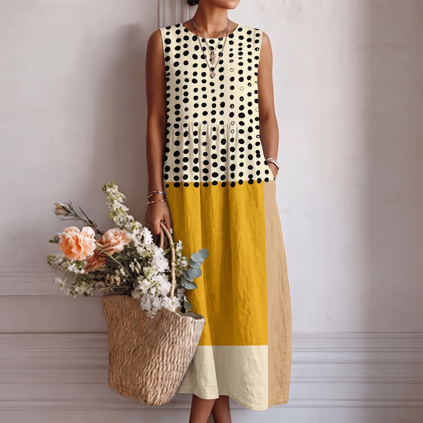 CELIA™ | VESTIDO MIDI DEL DÍA A DÍA