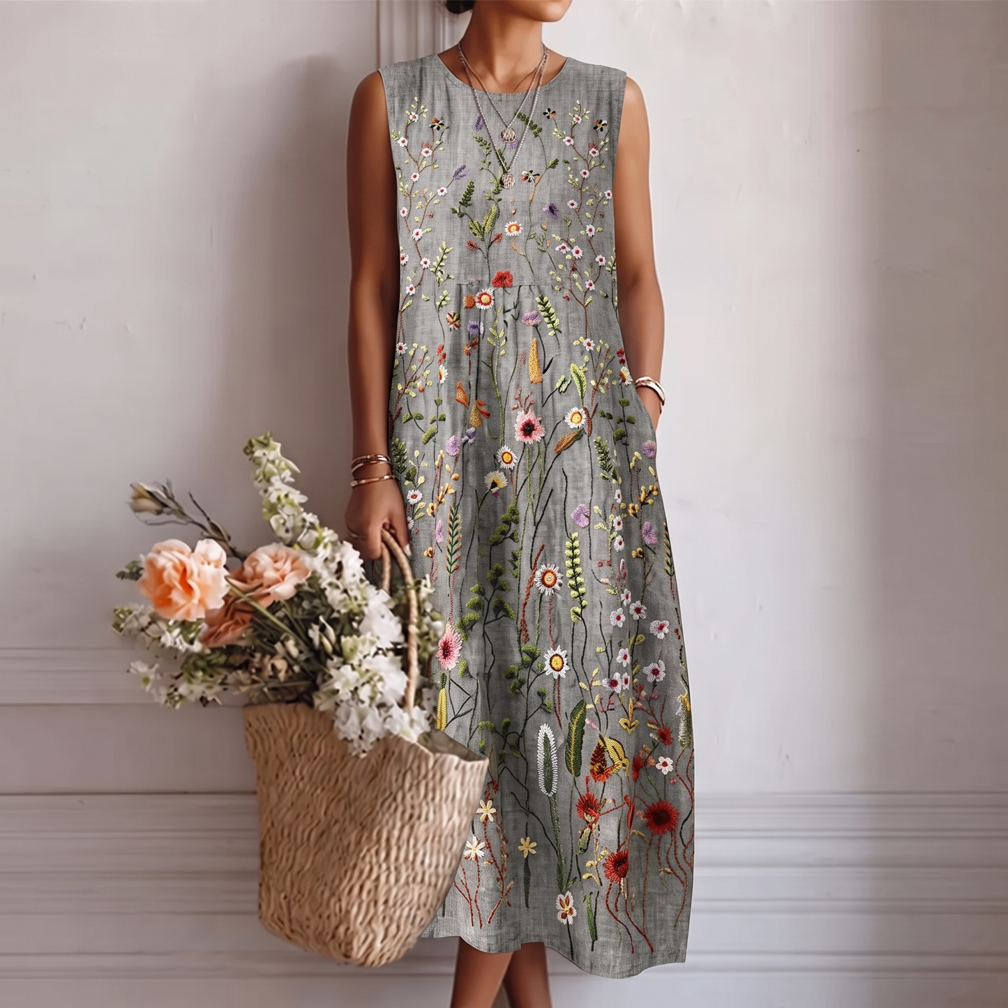 LEONOR™ | VESTIDO MIDI DEL DÍA A DÍA