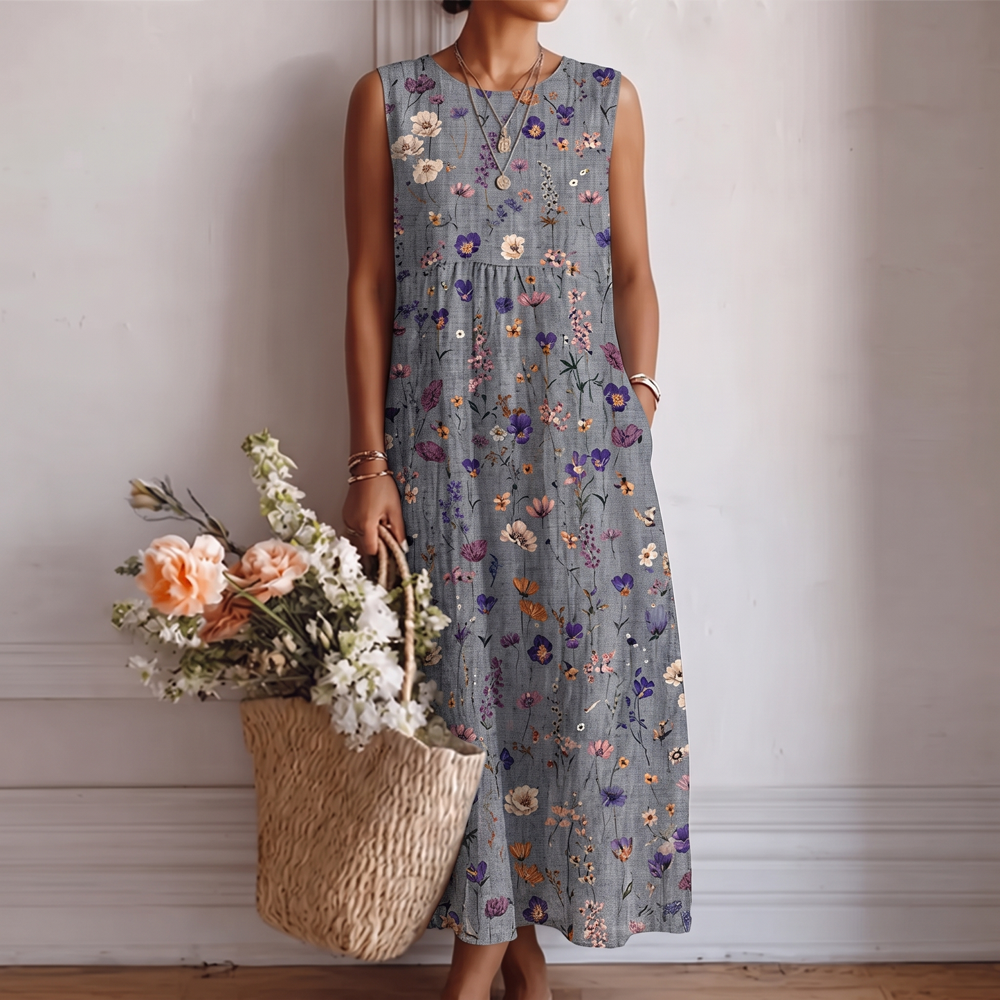CASILDA™ | VESTIDO MIDI DEL DÍA A DÍA