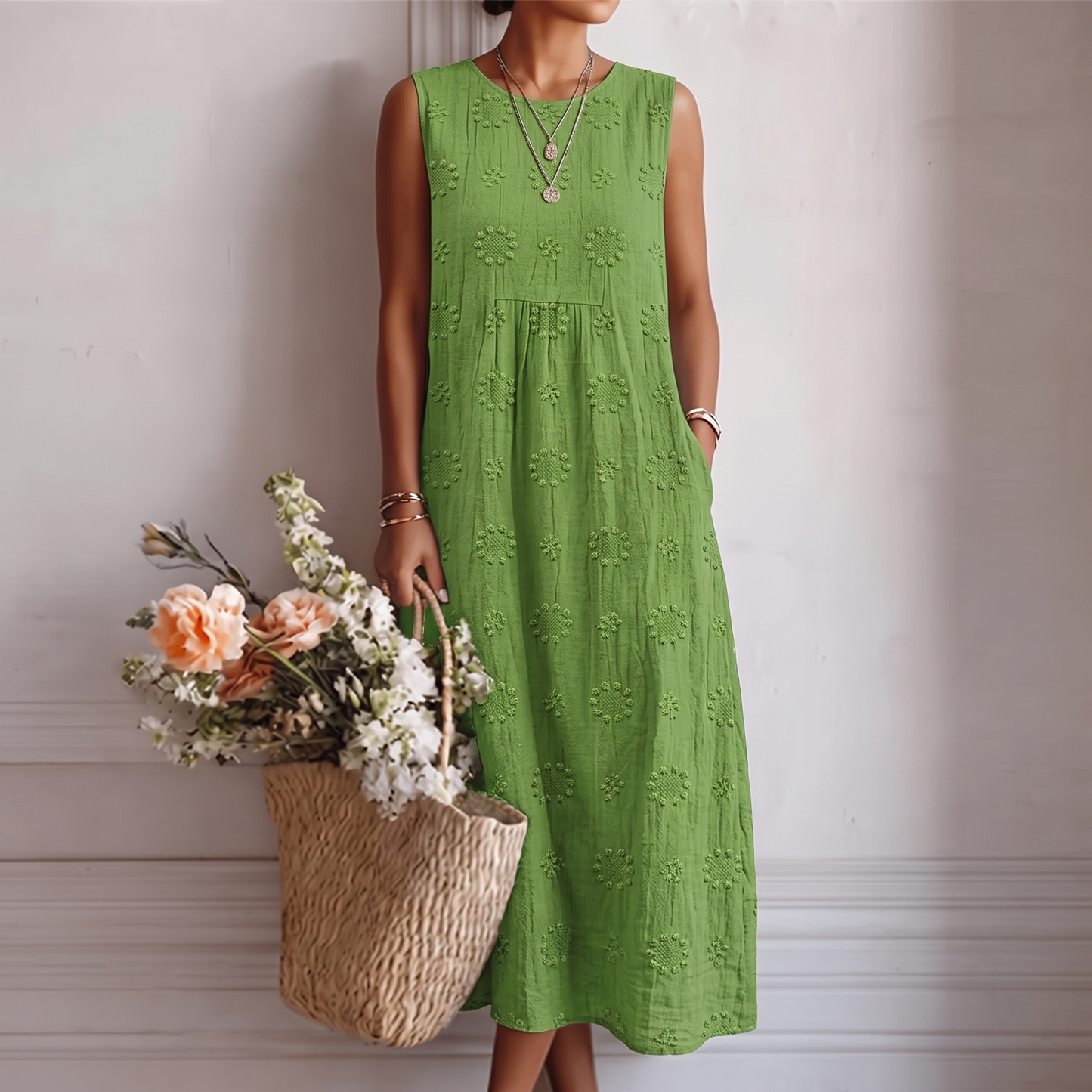 OLIVIA™ | VESTIDO MIDI FRESCO DEL DÍA A DÍA