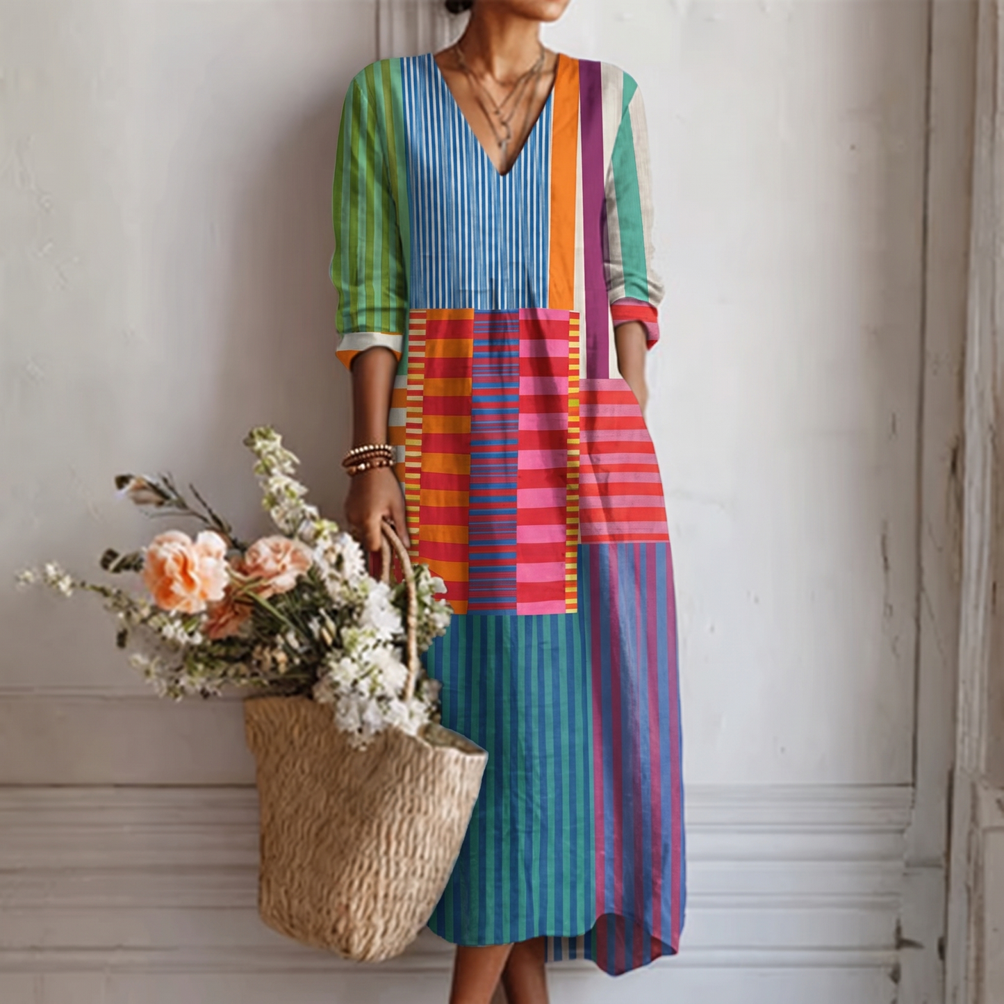 ÁUREA™ | VESTIDO DE PASEO ELEGANTE