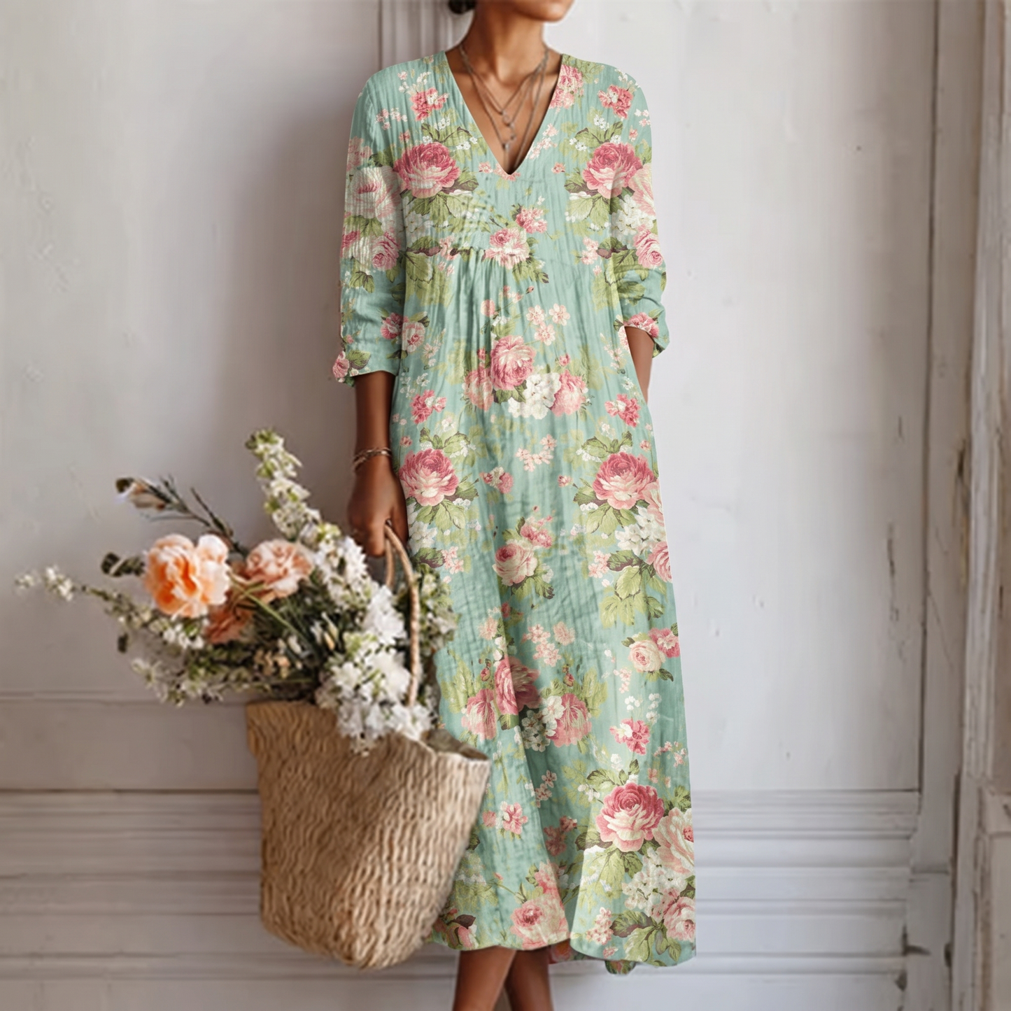 VILMA™ | VESTIDO FLORAL DELICADO