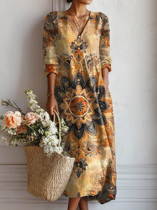 CORDELIA™ | VESTIDO LARGO BOHEMIO