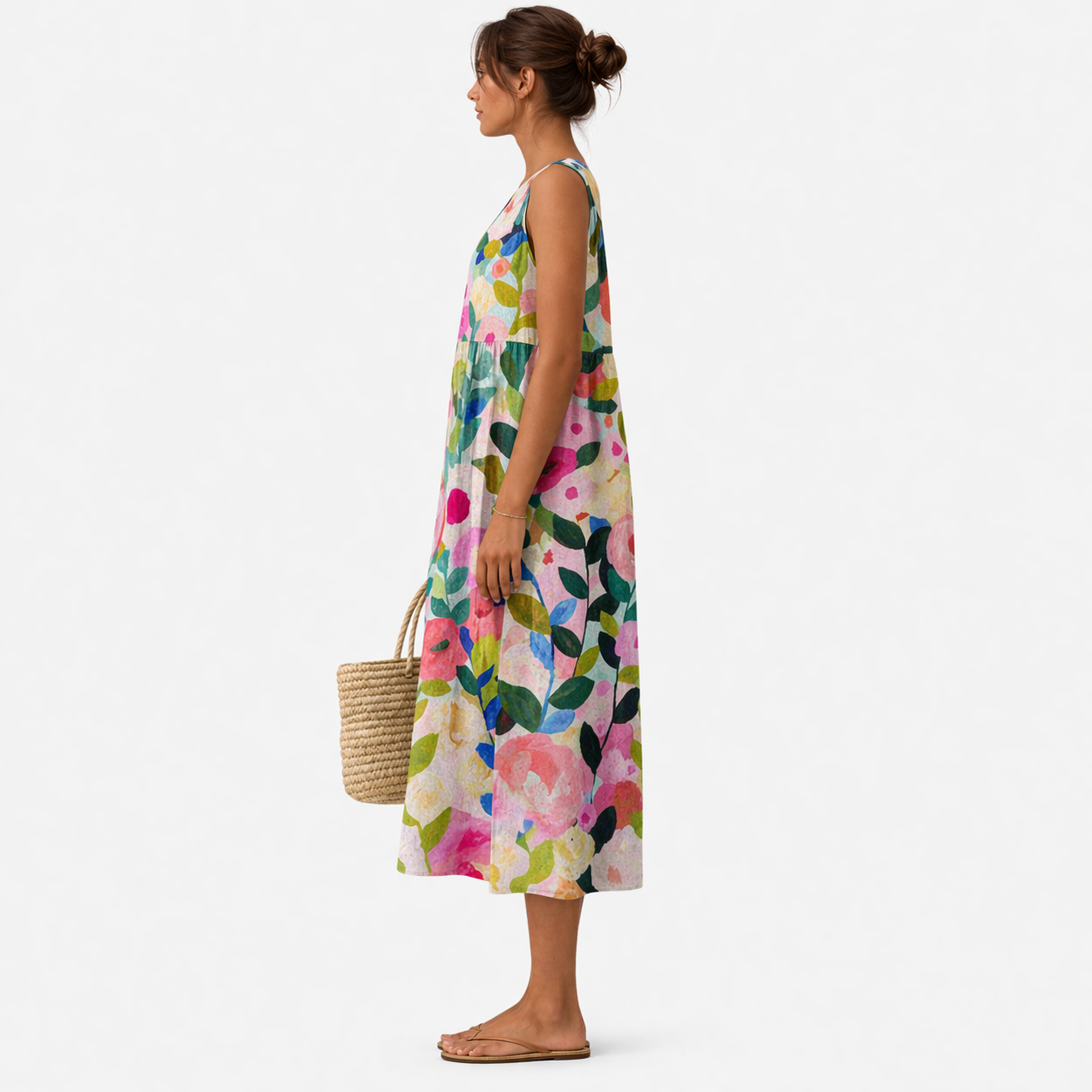 ANA™ | VESTIDO MIDI DEL DÍA A DÍA