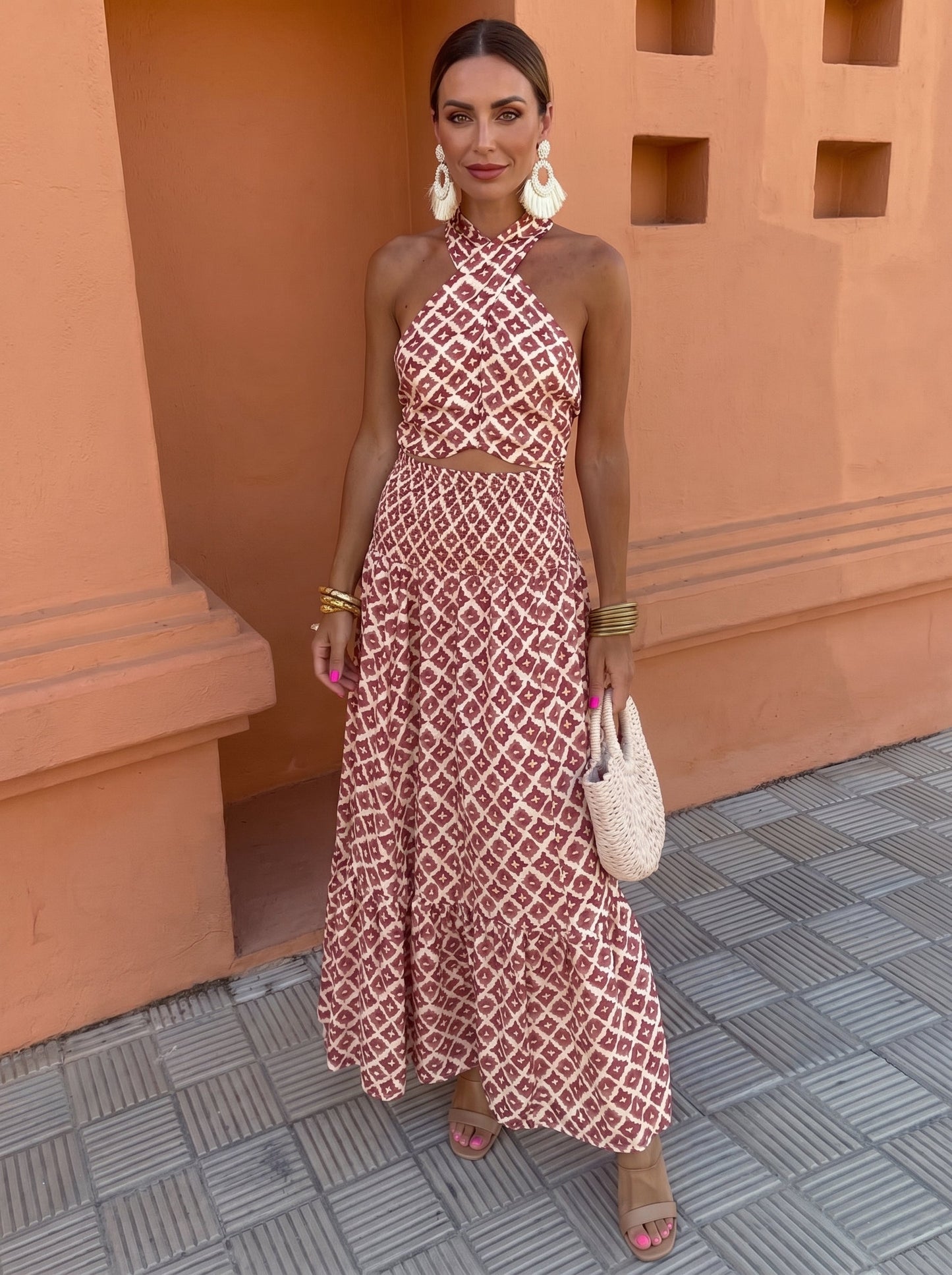 Conjunto Elegante con Hombros Descubiertos - Maison Claire et Sylvie