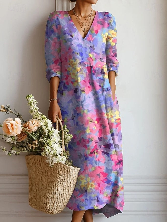 PETRA™ | VESTIDO LARGO BOHEMIO